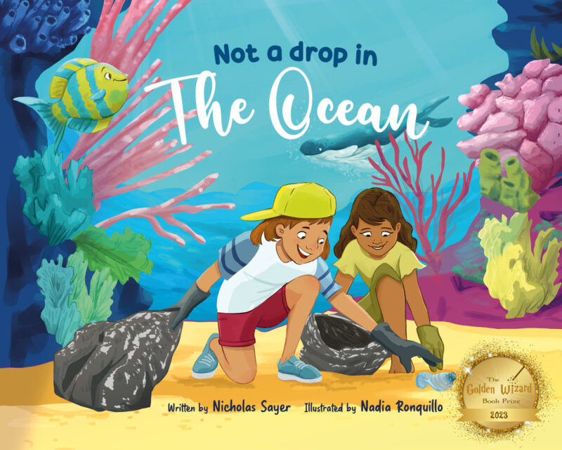 Childrens book about removing plastic from the ocean and seas