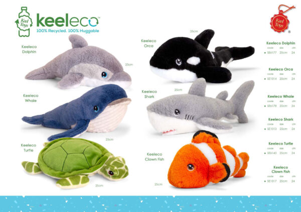 Keeltoys 2024 Soft Toy Marine collection